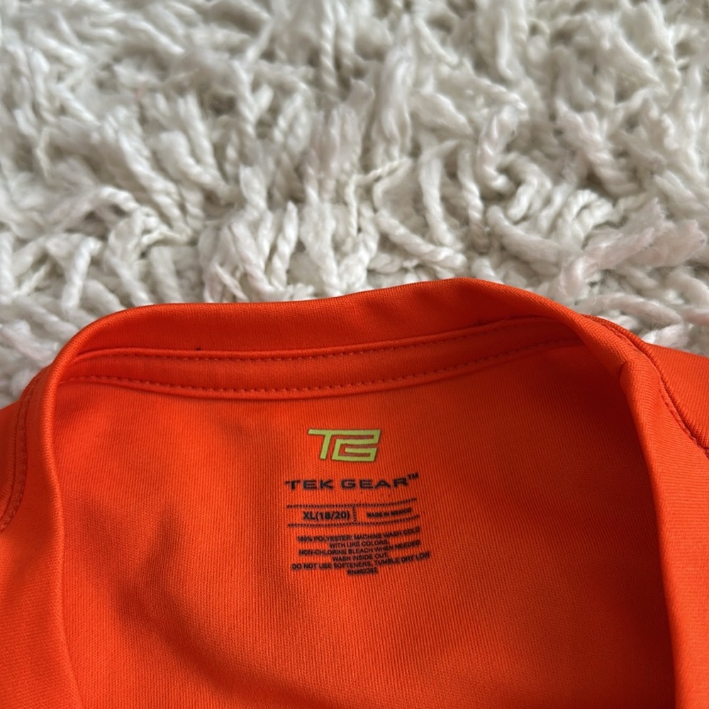 Orange Short Sleeve Shirt Any Game Any Time - Picture 4 of 7